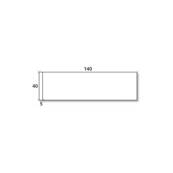 Boite de 1000 étiquettes simples pour machine à affranchir double 140 x 40