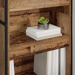 vidaXL Bibliothèque 2 Pièces Bois Ancien 80 x 30 x 155 cm