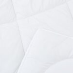 vidaXL Couette Autre avec oreiller 3 Pièces Blanc 200 x 200 cm Microfibre