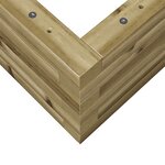 vidaXL Jardinière 90x40x23 cm bois de pin imprégné