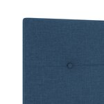 vidaXL Tête de lit tuftée bleue 90 cm en tissu