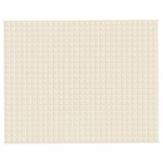 vidaXL Couverture lestée Crème clair 235x290 cm 15 kg Tissu