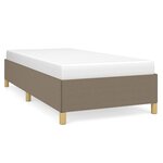 vidaXL Cadre de lit Taupe 90x190 cm Tissu