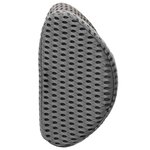 vidaXL Coussin de Dos avec oreiller Gris 47 5 x 23 x 12 cm Maille 4D