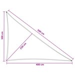 vidaXL Voile d'ombre 3 x 4 x 5 m HDPE