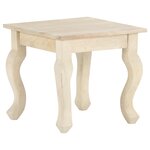 vidaXL Table d'appoint 43 x 43 x 40 cm Bois de manguier massif