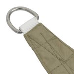 vidaXL Voile de parasol tissu oxford rectangulaire 6x8 m beige