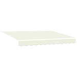 vidaXL Auvent rétractable électrique Crème et Anthracite 2 5 x 2 m
