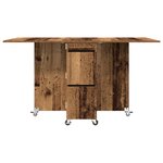 vidaXL Table à dîner 2 Pièces 140 x 80 x 77 cm Bois d'ingénierie