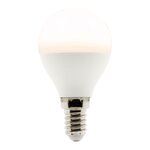 Ampoule LED sphérique E14 - 5.2W - Blanc chaud - 470 Lumen - 2700K - A++ - Zenitech