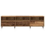 vidaXL Meuble TV Bois ancien 150 x 30 x 44.5 cm Bois d'ingénierie