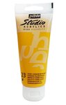 Peinture studio acrylique tube jaune cadmium moyen imitation 100 ml pébéo