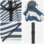 vidaXL Parasol de jardin 200 x 300 cm Polyester Rectangulaire