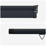 vidaXL Store latéral de balcon 100  polyester fer acier