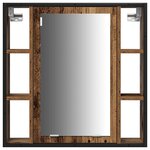 vidaXL Ensemble de mobilier de salle de bain 3 Pièces Bois Ancien