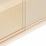 vidaXL Boîte d'Exposition en Bois Marron 80 x 8 5 x 54 cm Contreplaqué