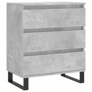 vidaXL Buffet Gris béton 60x35x70 cm Bois d'ingénierie