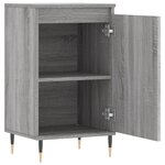 vidaXL Buffets 2 Pièces sonoma gris 40x35x70 cm bois d'ingénierie