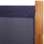 vidaXL Cloison de séparation 5 panneaux bleu foncé 350x180 cm
