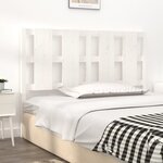 vidaXL Tête de lit blanc 145 5x4x100 cm bois massif de pin