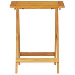 vidaXL Set de meubles d'extérieur 3 Pièces Bois naturel 60 x 60 x 75 cm