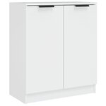 vidaXL Buffets 3 Pièces Blanc Bois d'ingénierie