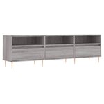vidaXL Meuble TV sonoma gris 150x30x44 5 cm bois d'ingénierie