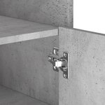 vidaXL Buffet gris béton 45x35x75 cm Bois d'ingénierie