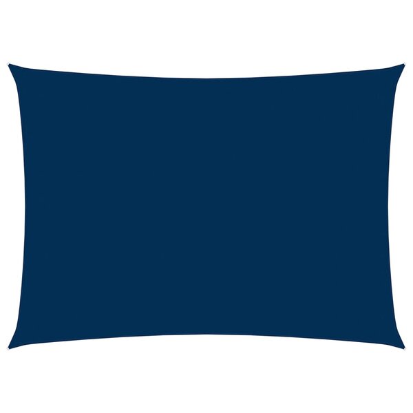 vidaXL Voile de parasol Tissu Oxford rectangulaire 3 5x5 m Bleu