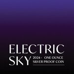 Pièce de monnaie en Argent 1 Dollar g 31.1 (1 oz) Millésime 2024 ELECTRIC SKY