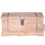vidaXL Coffre de rangement Bois d'Acacia