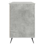 vidaXL Bureau Gris béton 142 5 x 50 x 75 cm Bois d'ingénierie