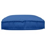 vidaXL Coussin pour assise de palette Bleu royal 80 x 80 x 12 cm