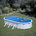 Kit piscine hors sol acier 8 10 x 4 70 x 1 32m