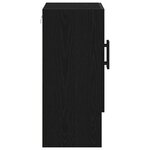 vidaXL Meuble mural Chêne noir 60 x 31 x 70 cm Bois d'ingénierie