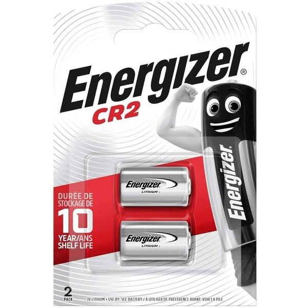 Blister de 2 Piles Lithium CR2 3V ENERGIZER