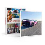 Stage de pilotage : 2 tours de circuit au volant d'une lamborghini aventador svj roadster - smartbox - coffret cadeau sport & aventure