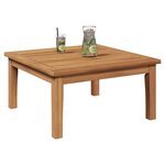 vidaXL Table de Jardin Marron Teck massif