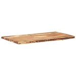 vidaXL Dessus de table Bois d'acacia massif 118x(50-60)x3 8 cm