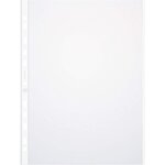 Sachet de 10 Pochettes perforées A4 avec bord couleur PP 0 09 mm Assorties OXFORD