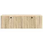 vidaXL Meuble TV mural 98 x 41 x 30 cm Chêne Sonoma Bois d'ingénierie