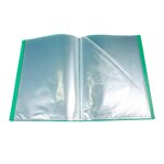 Protège-documents En Polypropylène 5/10e Opak Pochettes Cristal 40 Vues - A4 - Vert Clair - Exacompta