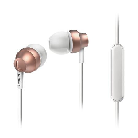 Philips écouteurs philips she3855 intra-auriculaires avec micro rose or