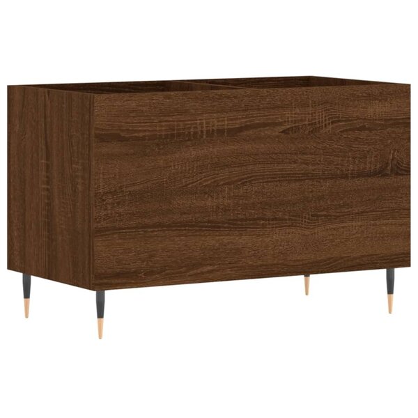 vidaXL Armoire à disques chêne marron 74 5x38x48 cm bois d'ingénierie