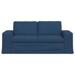 vidaXL Canapé Bleu 182 x 80 x 82 cm tissu