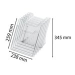 Distributeur De Prospectus 5 Compartiments A4 - Cristal - Exacompta