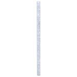vidaXL Film pour fenêtre dépoli motif de fleurs 90x500 cm PVC