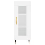 vidaXL Buffet blanc 34 5x34x90 cm bois d'ingénierie