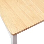 vidaXL Chaises de salle à manger 2 Pièces Blanc 50 x 52 5 x 91 cm