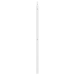 vidaXL Tête de lit métal blanc 135 cm